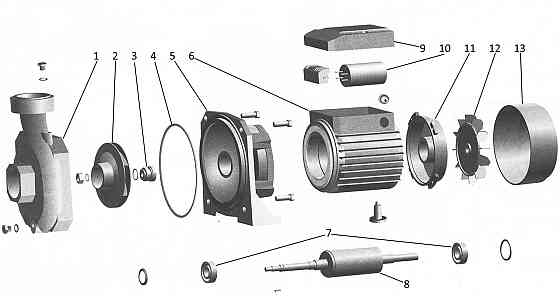 Насос центробежный Optima MH-6B 2,2кВт (000012529) Киев