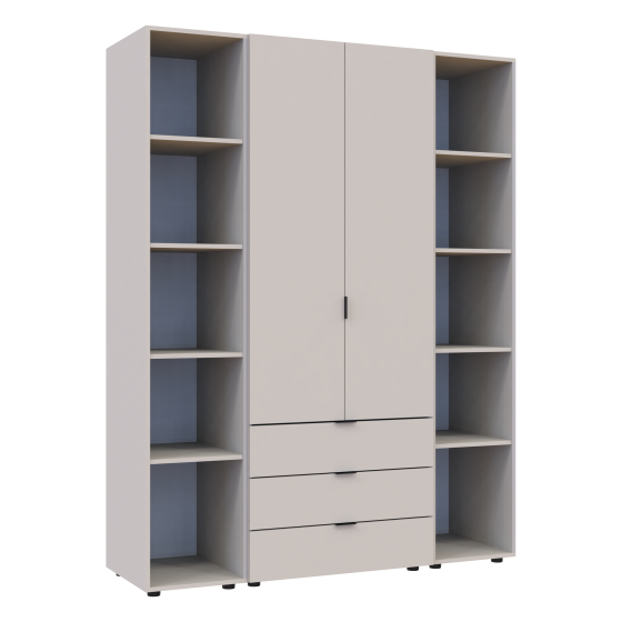 Комплект шкафов для одежды Doros Гелар (3 шт.) 153,9х49,5х203,4 см Кашемир (DRS-011244) Львов