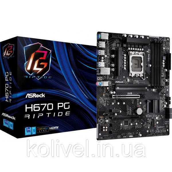 ASRock H670 PG RIPTIDE (1700/H670, 4*DDR4, 2xPCIex16, 4xSATAІІІ, 3xM.2, 2.5GLan, 7.1ch, ATX) (H670 PG RIPTIDE) Киев - изображение 5