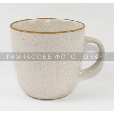 Чашка Ardesto Apulia, 450мл, кераміка, білий (AR2945AW) Вінниця - фото 1
