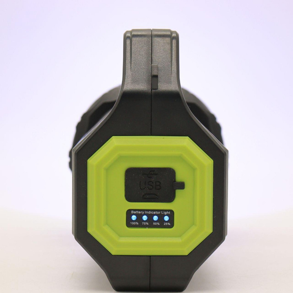 Ручний ліхтар із сонячною панеллю та PowerBank 20000мАч, HEL-T95 / Кемпінговий акумуляторний ліхтар Київ - фото 6