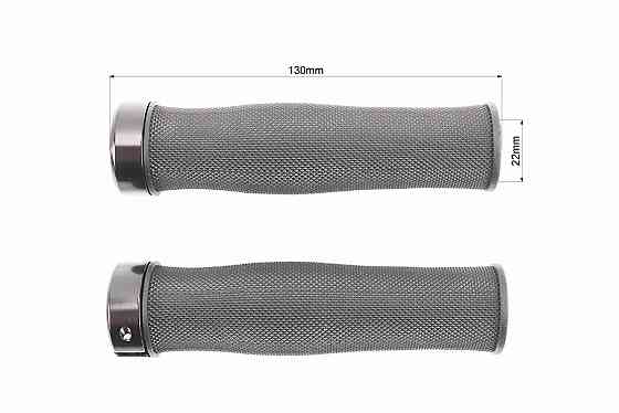 Ручки керма 130мм з затискачем Lock-On, чорні TPE-187A Киев