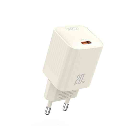 Мережевий зарядний пристрій XO L146 PD20W Single USB-C бежевий Львів