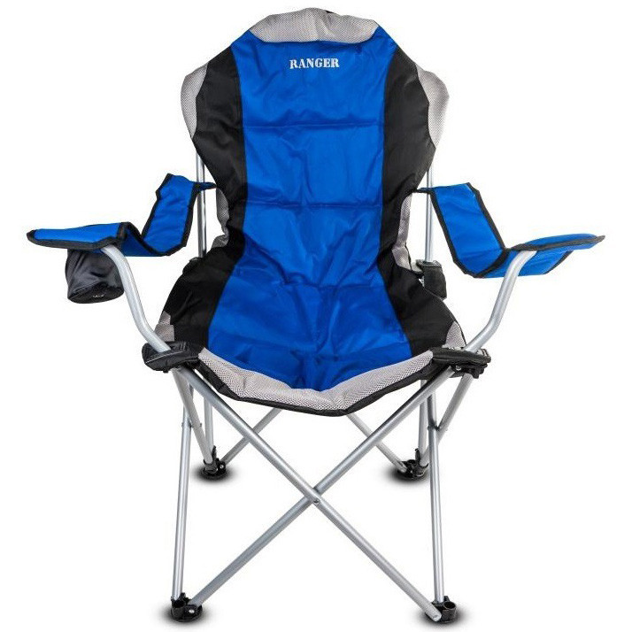 Крісло складане туристичне Ranger FC 750-052 Blue (RA 2233) стілець зі спинкою для пікніка, риболовлі Київ - фото 1