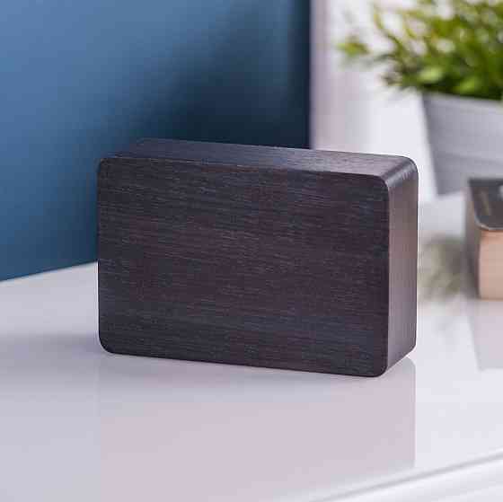 Часы-будильник на аккумуляторе Gingko Brick (Черный) Винница