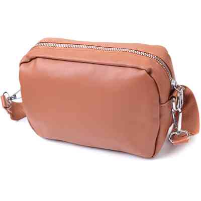 Сумка Vintage Жіноча крос-боді з монетницею з екошкіри Руда (22795) Вінниця