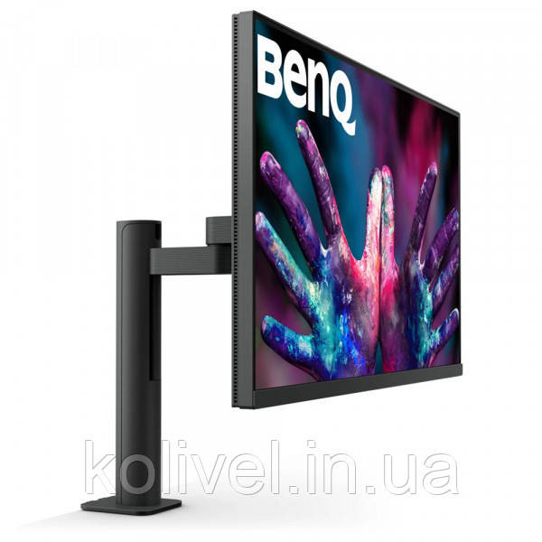 TFT 31.5" BenQ PD3205UA, IPS, 4K UHD, 99% sRGB, HDMI, DP, USB-С, USB-hub, HAS, колонки, темно- сірий Київ - фото 3