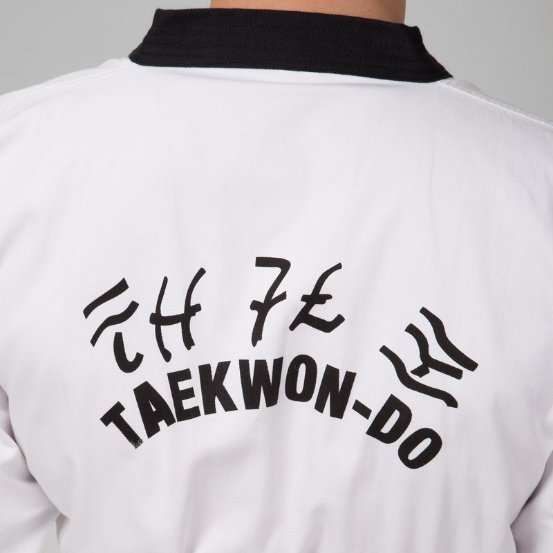 Кімоно для тхеквондо (добок) MATSA MA-0018 (зріст 149-190) Вишневе - фото 3