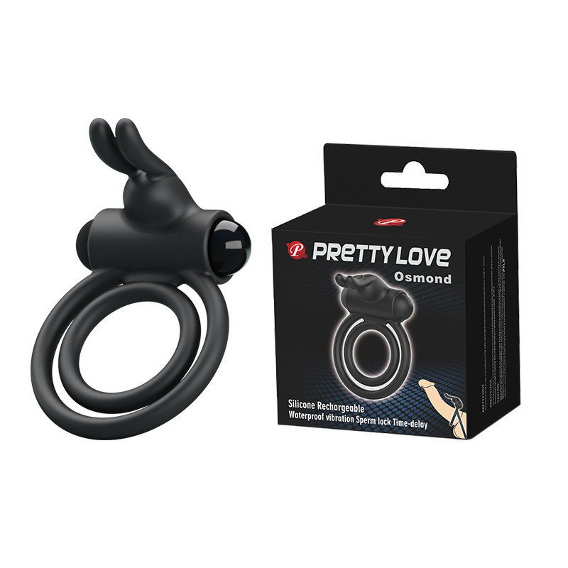 Ерекційне кільце - Pretty Love Osmond Cock Ring Black Sex Aura Київ - фото 1