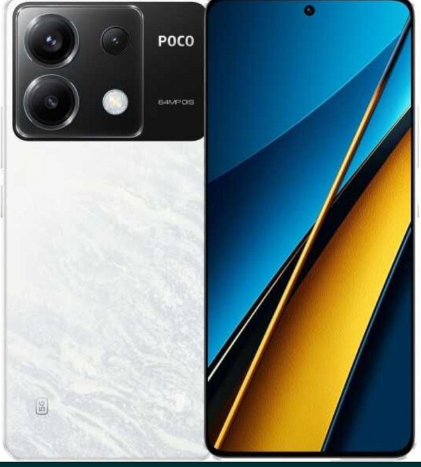 Мобильный телефон: POCO X6 5G 8/256Gb. White/ Blue. Киев - изображение 2