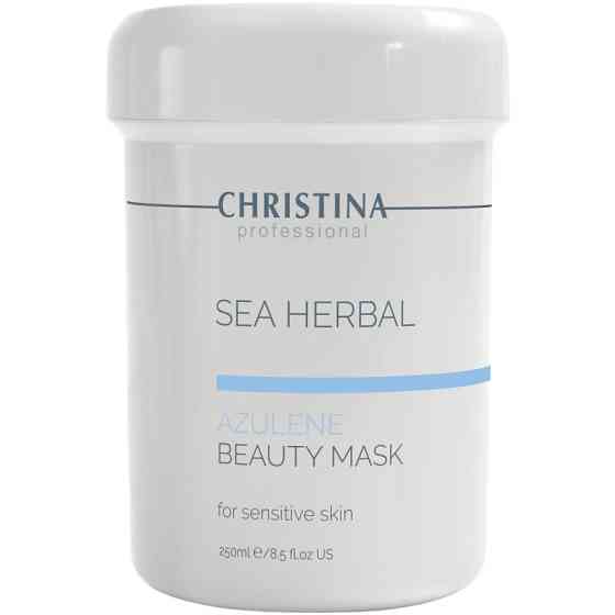 Азуленовая маска красоты для чувствительной кожи Christina Sea Herbal Beauty Mask Azulene 250 мл Днепр