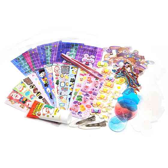 Набір для творчості "Створи свій браслет" TRSW-71 основи для брелків, шпильки, наклейки Вінниця