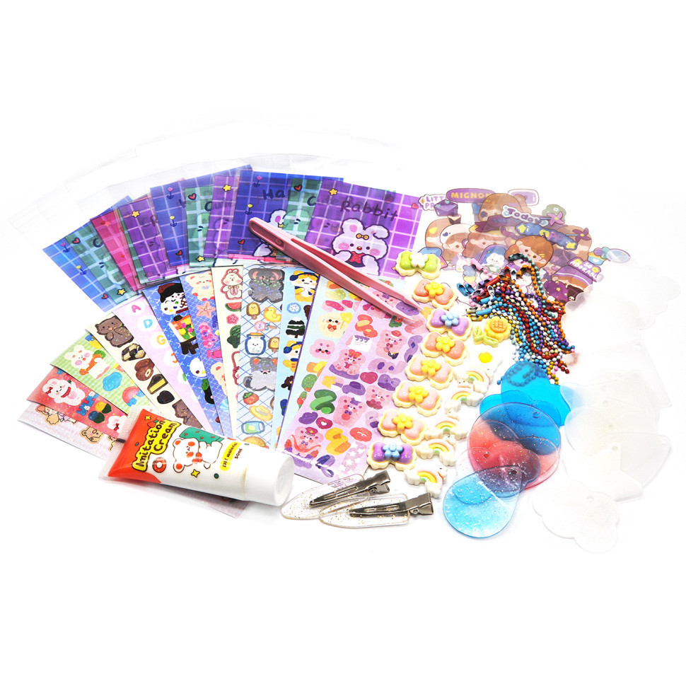 Набір для творчості "Створи свій браслет" TRSW-71 основи для брелків, шпильки, наклейки Вінниця - фото 2