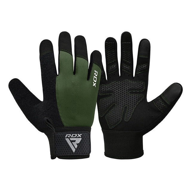 Рукавички для фітнесу RDX W1 Full Finger Army Green XL Каменское - изображение 5