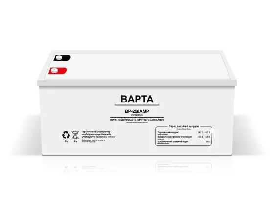 Аккумуляторная батарея 12В 200Ач 53,0кг Gel BAPTA BP-250AMP | Источник бесперебойного питания Киев