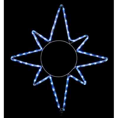 Гірлянда Delux Motif flash Star 65 х 75 см білий IP44 EN (90012985) Вінниця