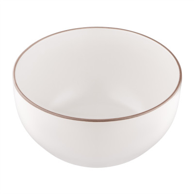 Салатник Ardesto Asti 670мл, 14.2см, кераміка, білий (AR1414AW) Вінниця - фото 2