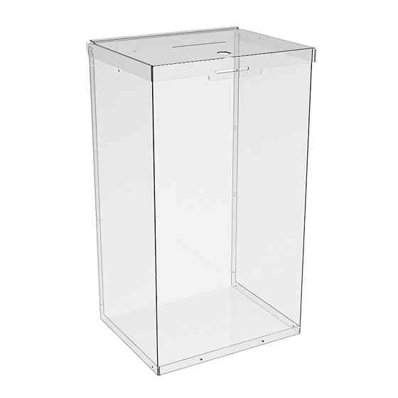 Ящик EKOSTAR с замком для пожертвований и сбора денег 250x200x440. Объем 22 литров Киев