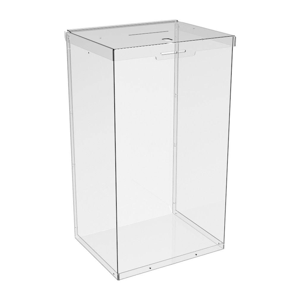 Ящик EKOSTAR с замком для пожертвований и сбора денег 250x200x440. Объем 22 литров Киев - изображение 3