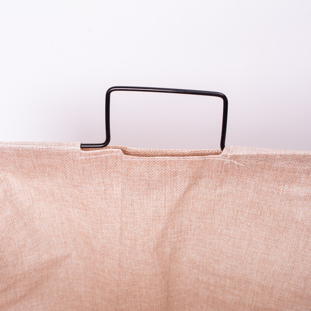 Кошик для білизни на підставці 36×32×52 (см) м'який Бежевий HP-41-11BE Коломия - фото 3