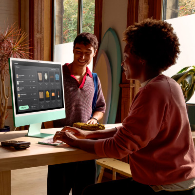 Комп'ютер Apple 24" iMac Retina 4.5K / Apple M4 (10-c/CPU, 10-c/GPU), 16, 512, Silver, Model A3137 (MWUV3UA/A) Вінниця - фото 8