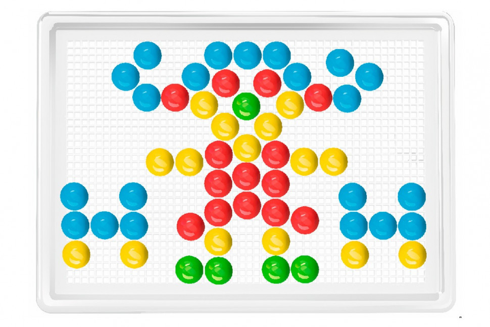 Дитяча розвиваюча мозаїка 3381TXK, 140 фішок Вінниця - фото 6