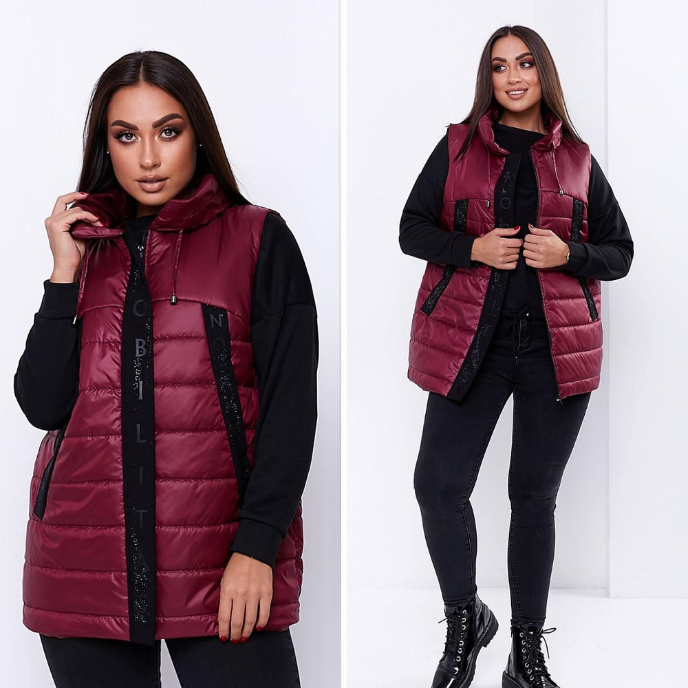 Жіночий стильний жилет. Жилет жіночий із гарним оздобленням. 48-58р. Київ - фото 2