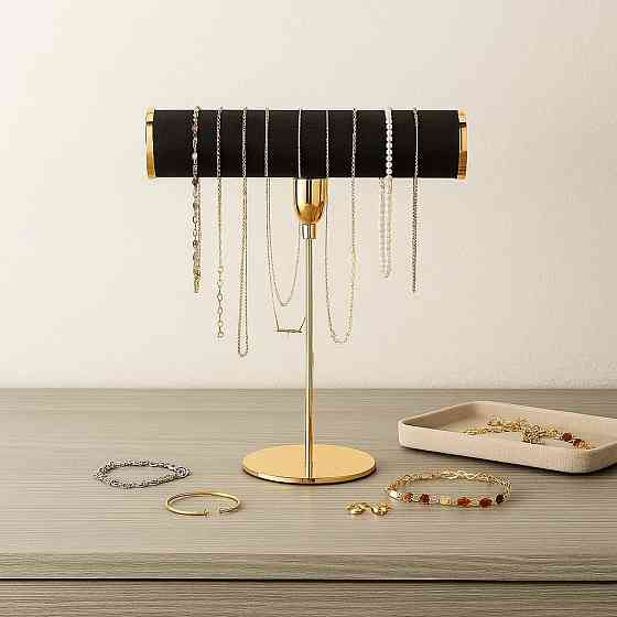 Cтойка-органайзер для ювелирных украшений, цепочек,браслетов,часов подставка для драгоценностей и бижутерии 28х23х5 см Каменец-Подольский