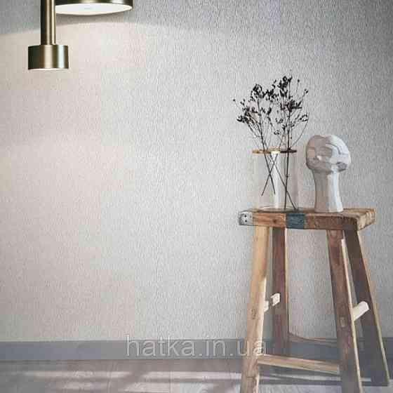 Шпалери вінілові на флізелін Marburg Dune 32514 однотонні бежеві тонкі структурні хвилясті смуги Київ