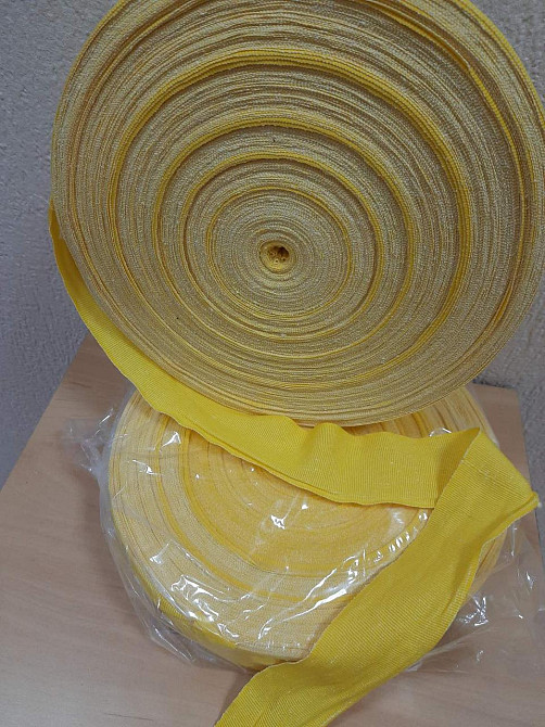 Бинтова стрічка для боксу PowerPlay Жовта (100м) Каменское - изображение 4