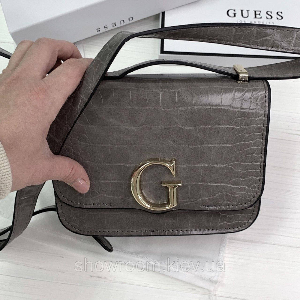 Небольшая сумочка на плечо Guess (6701) grey Киев - изображение 2