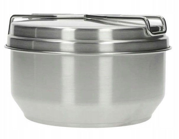 Туристичний Набір Посуду 3 предмети з чохлом Mil-Tec від Sturm (14664800) Нержавіюча сталь Нововолинськ - фото 6