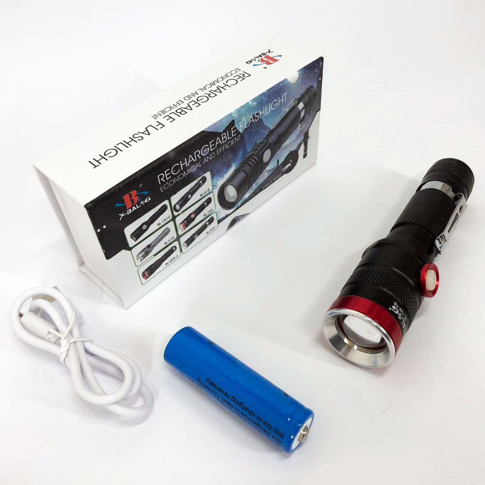 Ліхтар гарантія якості Bailong BL-736-T6, Ліхтарик світлодіодний для туриста, пошуковий ZH-772 ліхтар ручний Київ - фото 4