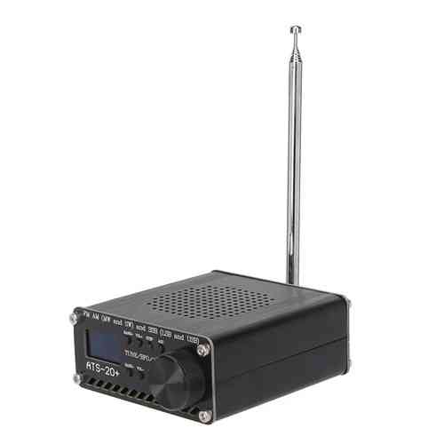 Цифровий DSP радіоприймач ATS 20 плюс багатодіапазонний FM RDS LW MW SW SSB акумулятор 800 мАг дисплей BNC Type C Київ
