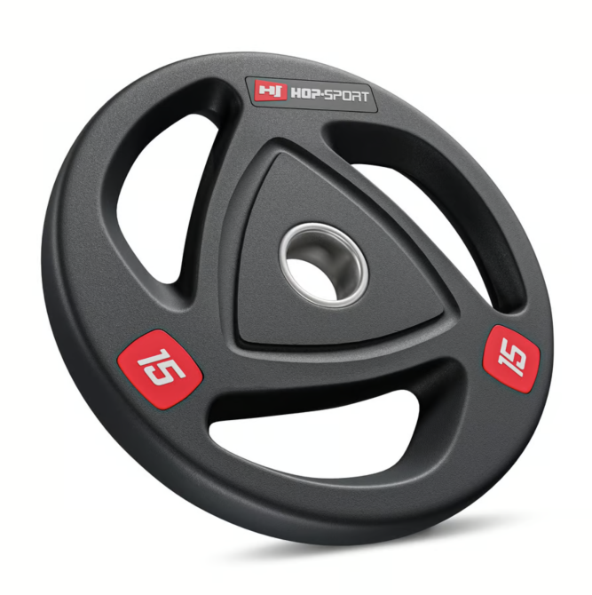 Диск олімпійський Hop-Sport 15кг Київ - фото 1