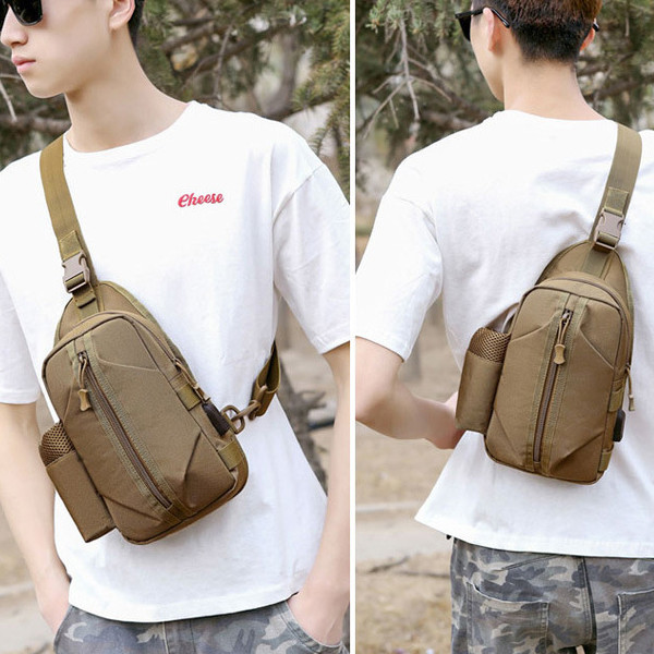 Сумки мужские тактические, Мужская небольшая сумка мессенджер для военных, Сумка кобура наплечная FG-29 Львов - изображение 1