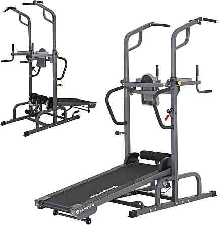 Беговая дорожка магнитная с турником InSPORTline Tongu Киев