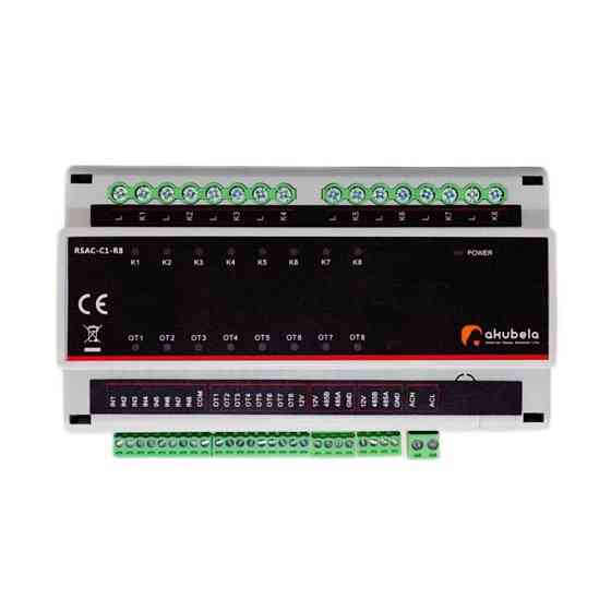 Розумний контролер на 8 каналів (актуатор перемикача) Akubela RSAC-C1-R8 (00-00002880) Киев