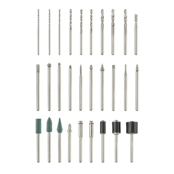 Набір насадок для гравера Procraft ,Насадки для гравера 418 шт GK418 в кейсі,Насадки гравера для шліфування Львів