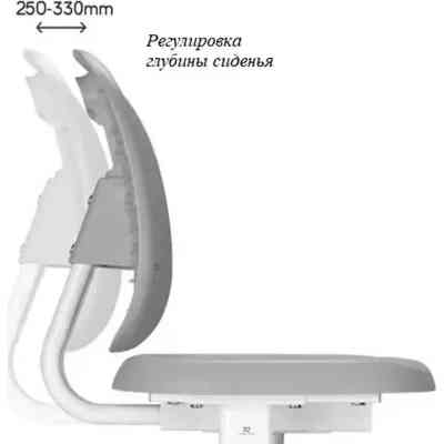 Парта со стулом FunDesk Piccolino III Pink-w Винница