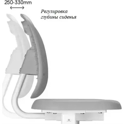 Парта со стулом FunDesk Piccolino III Pink-w Винница - изображение 6
