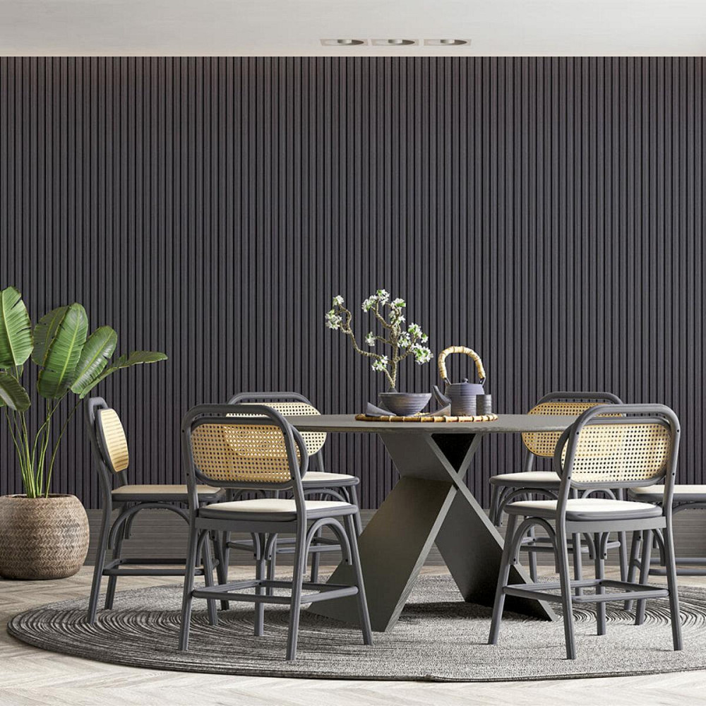 Рейка декоративная WPC стеновая 3000х150х9мм Графит SW-00001871 Киев - изображение 7