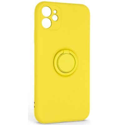 Чехол для мобильного телефона Armorstandart Icon Ring Apple iPhone 11 Yellow (ARM68645) Винница - изображение 1