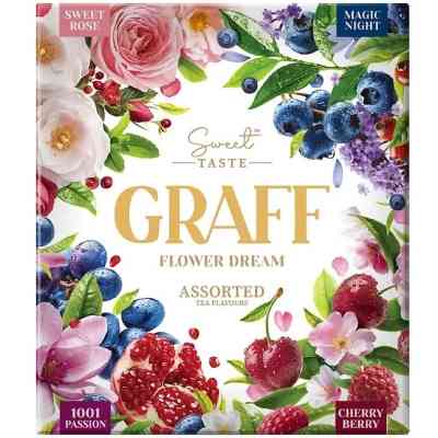Чай Graff Ассорти Цветочная мечта/Flower Dream 32 пакетики (4820279612706) Вінниця