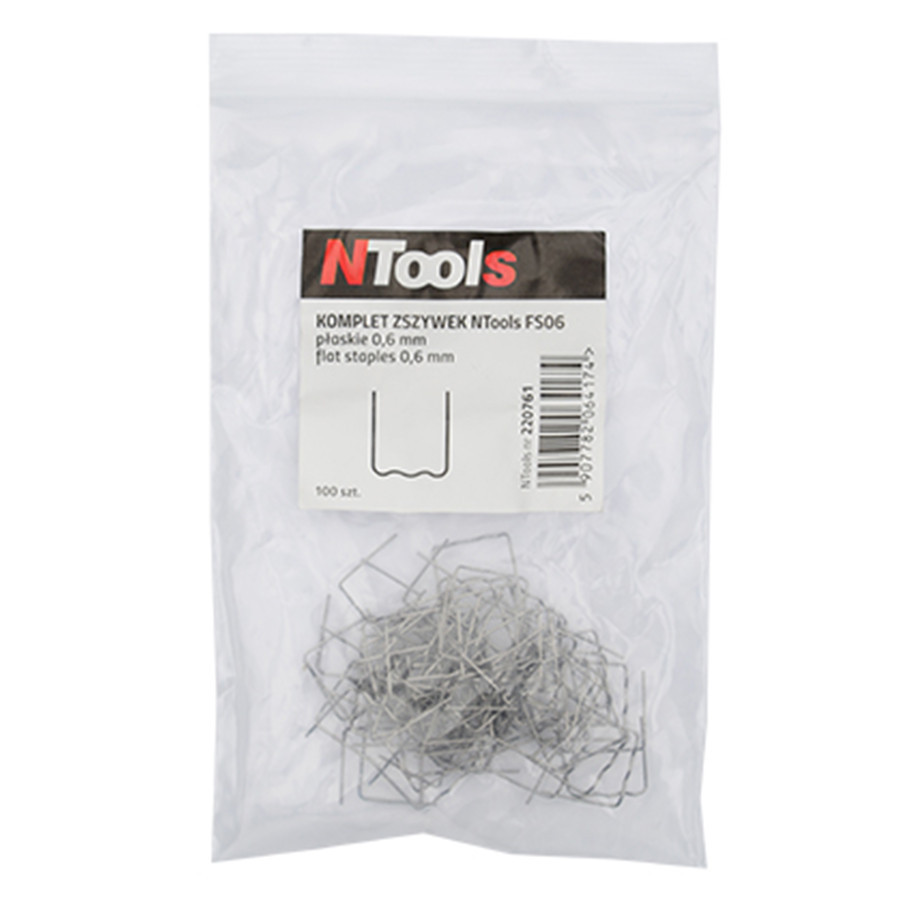 Набір скоб плоских для зварювання NTools 