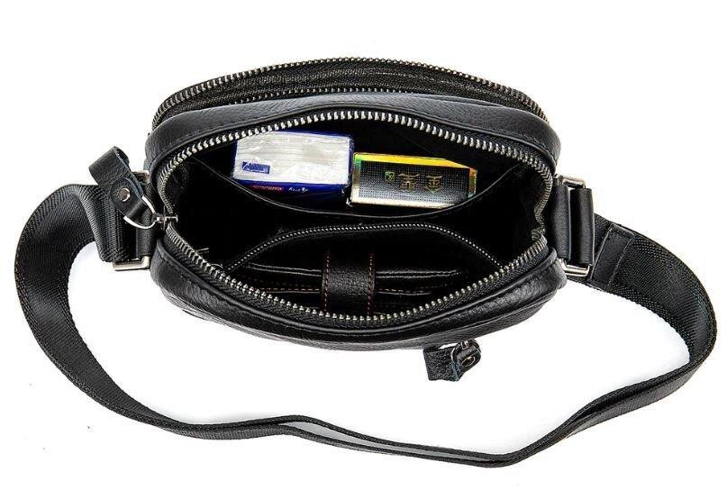 Сумка мужская Vintage 14701 Черная Киев - изображение 8