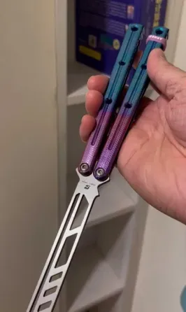 Kraken v3 Титан от Armed Shark тренировочный нож-бабочка, балисонг Харьков