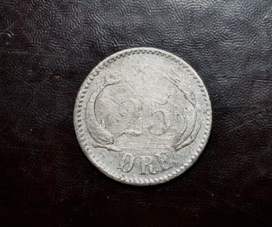 Данія 2 ері 1874год (срібло) Полтава