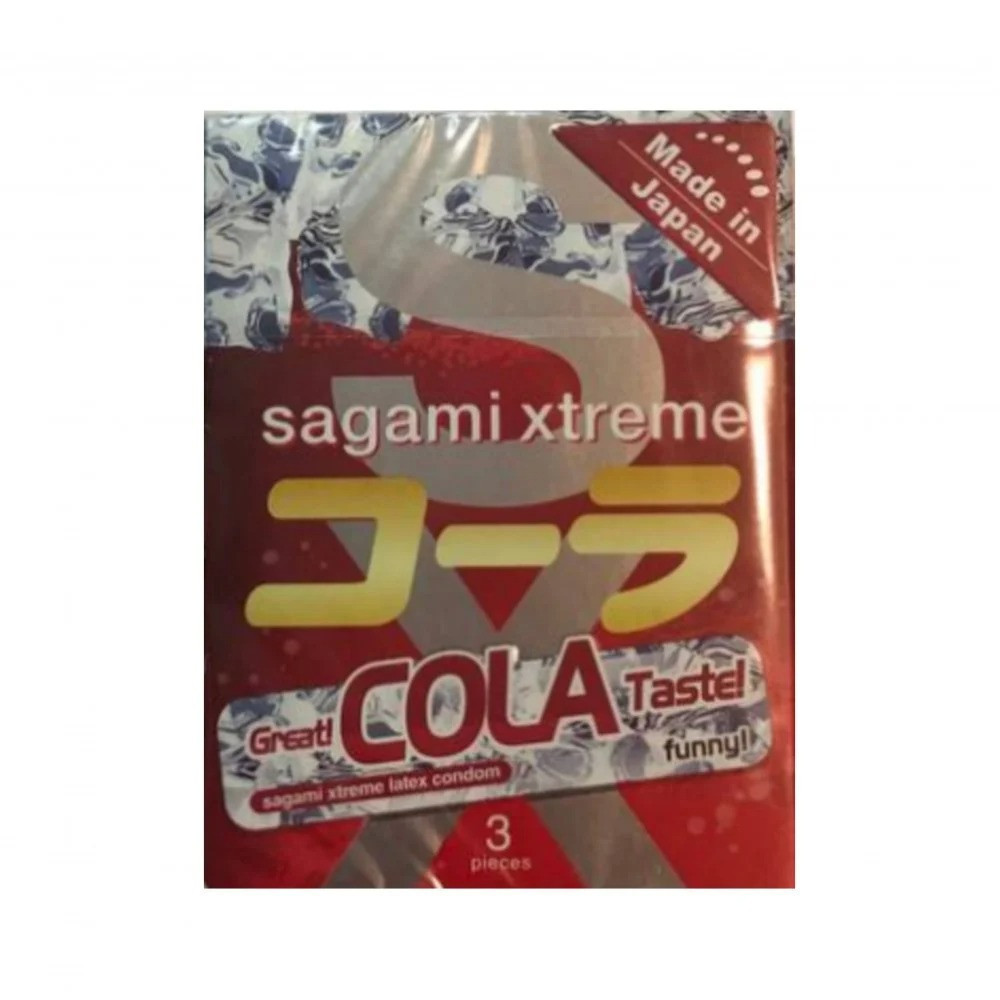 Супертонкі латексні презервативи Sagami Xtreme Cola flavor (ціна за упаковку, 3 шт.) Sex Aura Київ - фото 3