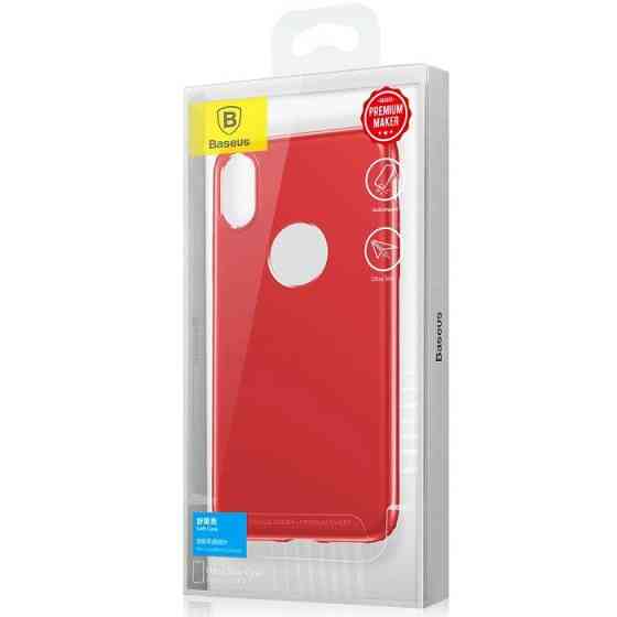Чохол Baseus для iPhone X/X Soft Case Red (WIAPIPHX-SJ09) Київ